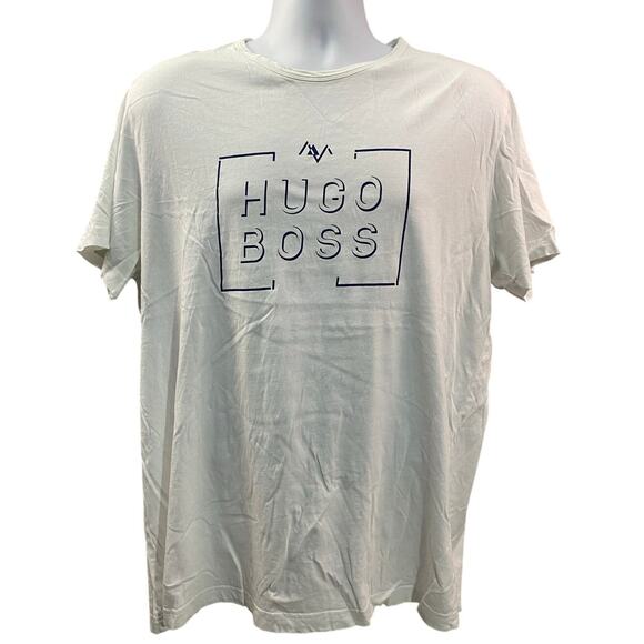 Hugo Boss White T-Shirt – Logo Front & Back – Regular Fit – Size XXL - Picture 1 of 11